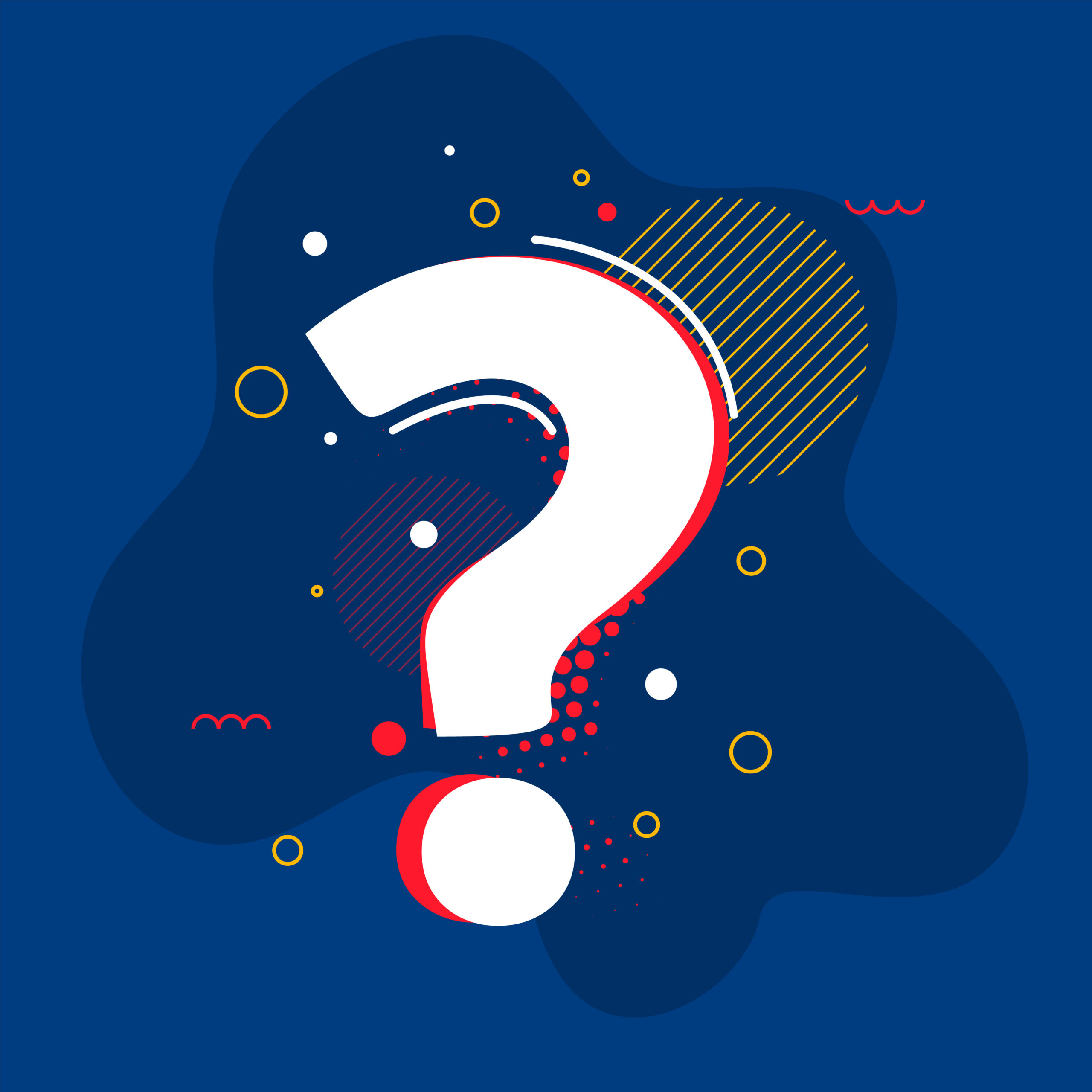 stylish faq symbol fluid background think and ask doubt